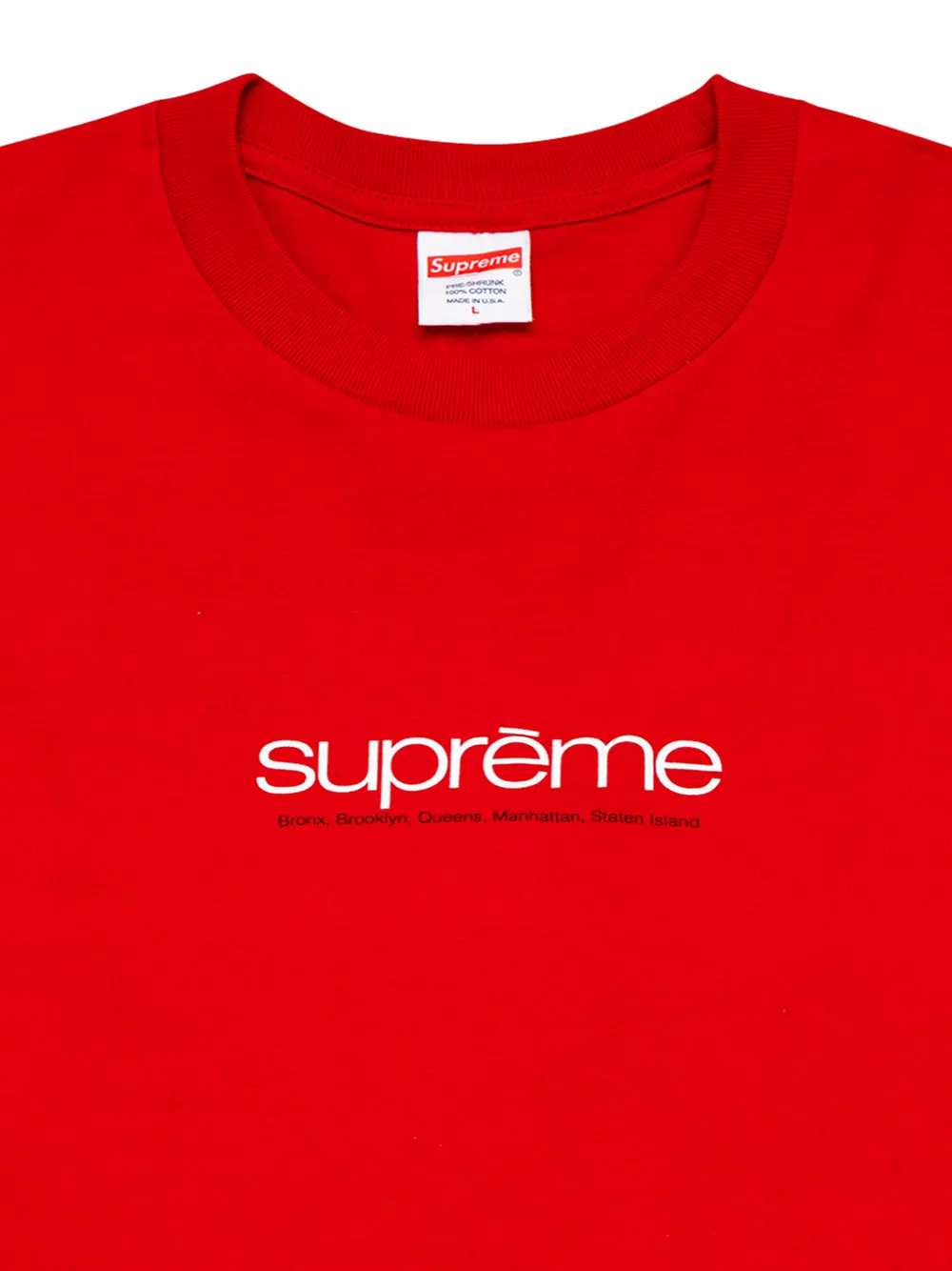 фото Supreme футболка five boroughs