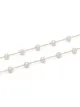 Mizuki 14kt yellow gold Akoya pearl anklet