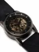 Fob Paris ساعة 'بلاك مات' 41 ملم R413
