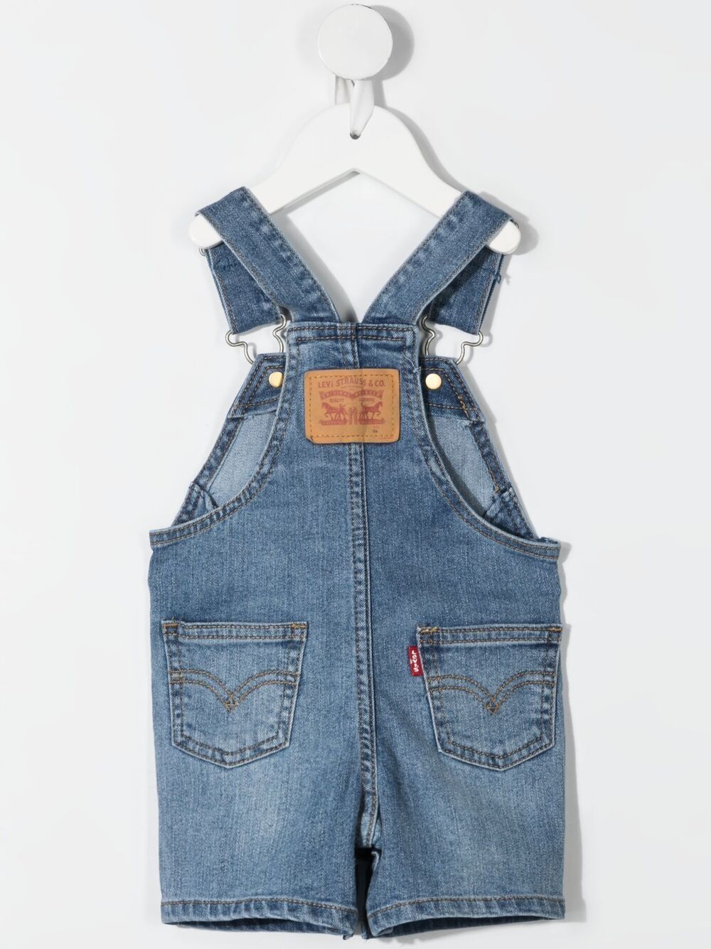 фото Levi's kids комбинезон прямого кроя с логотипом