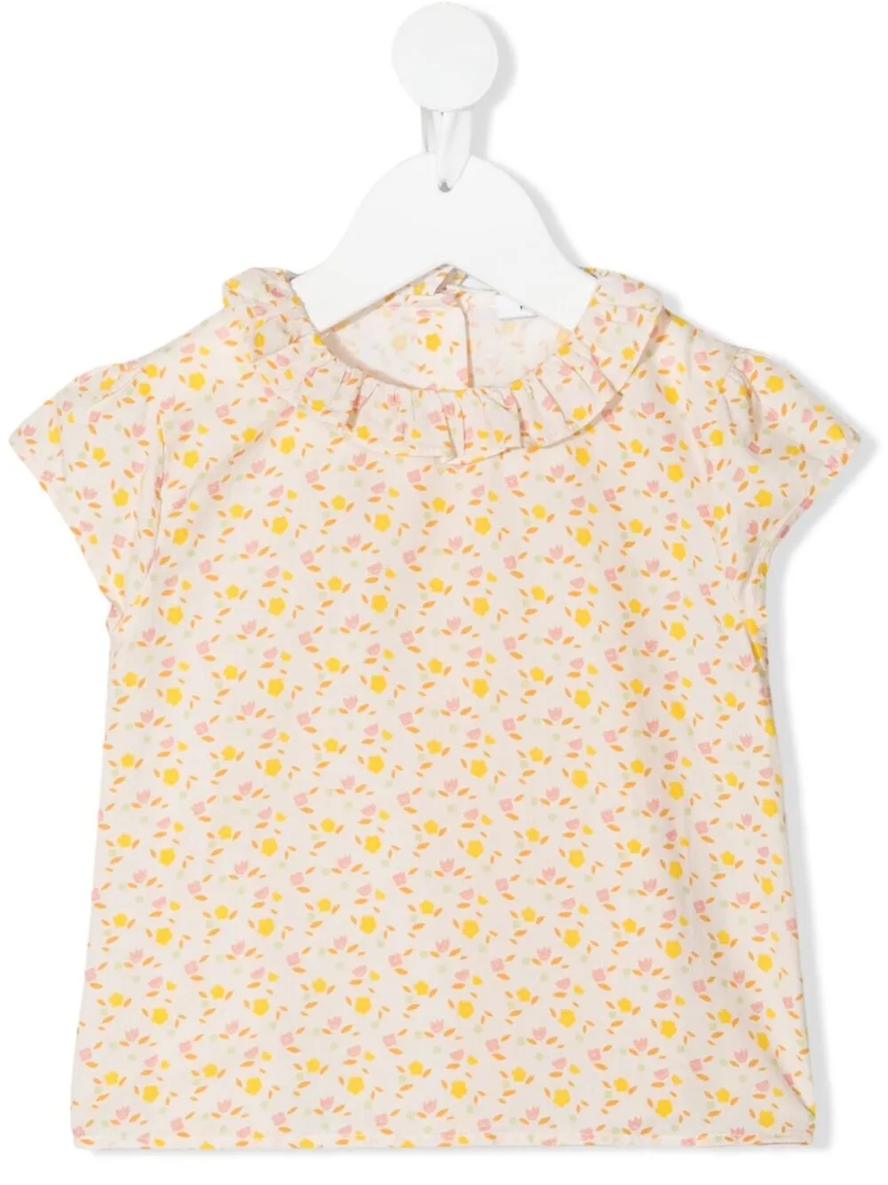 Image 1 of Knot Flower Power short-sleeved blouse