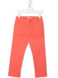 Knot slim-cut chinos - Pink