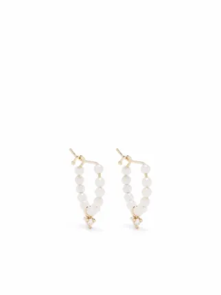 Mizuki パール フープピアス 14Kイエローゴールド 通販 - FARFETCH