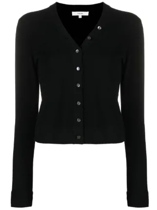 vince black cardigan