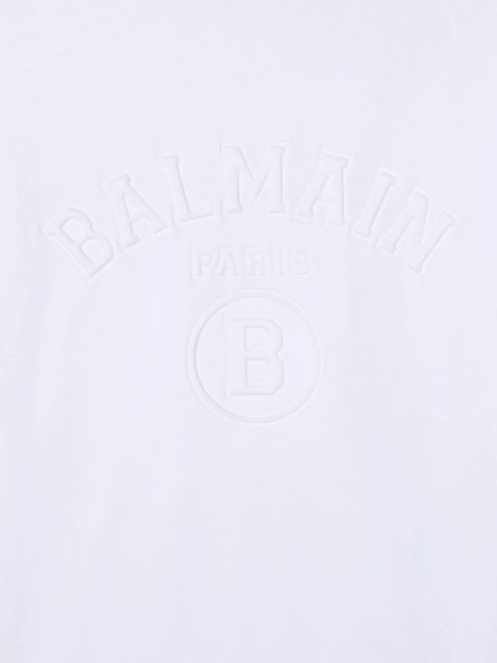 фото Balmain kids футболка с тисненым логотипом