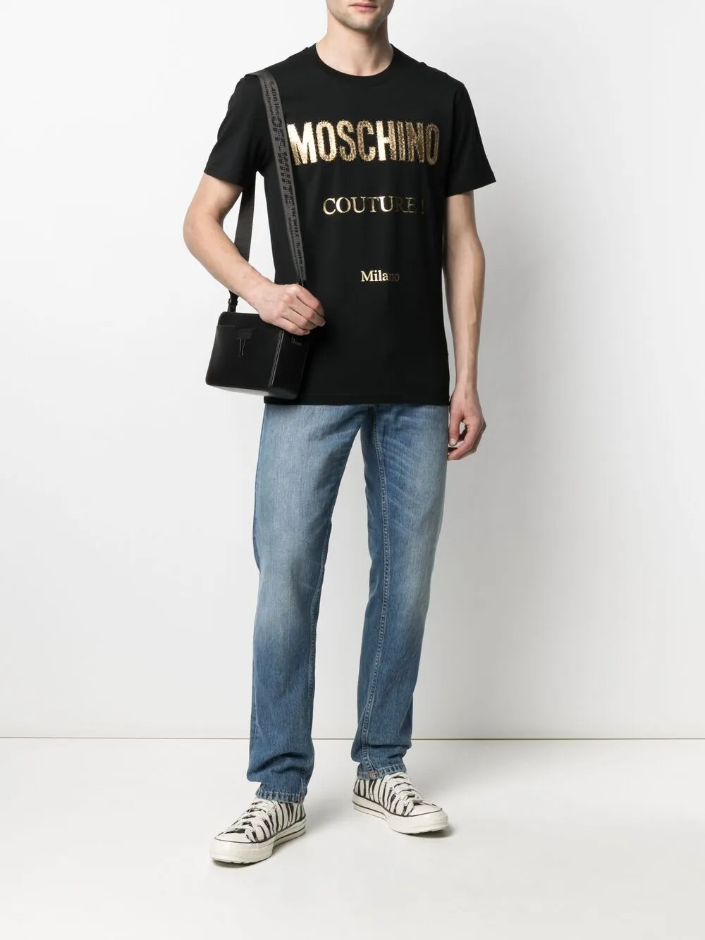 фото Moschino футболка с логотипом