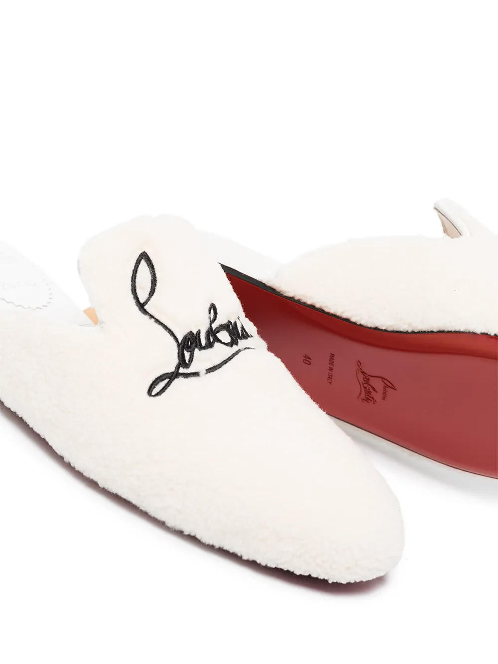 Christian Louboutin Navy Coolito Donna mules | Heeled Mules | Image 2