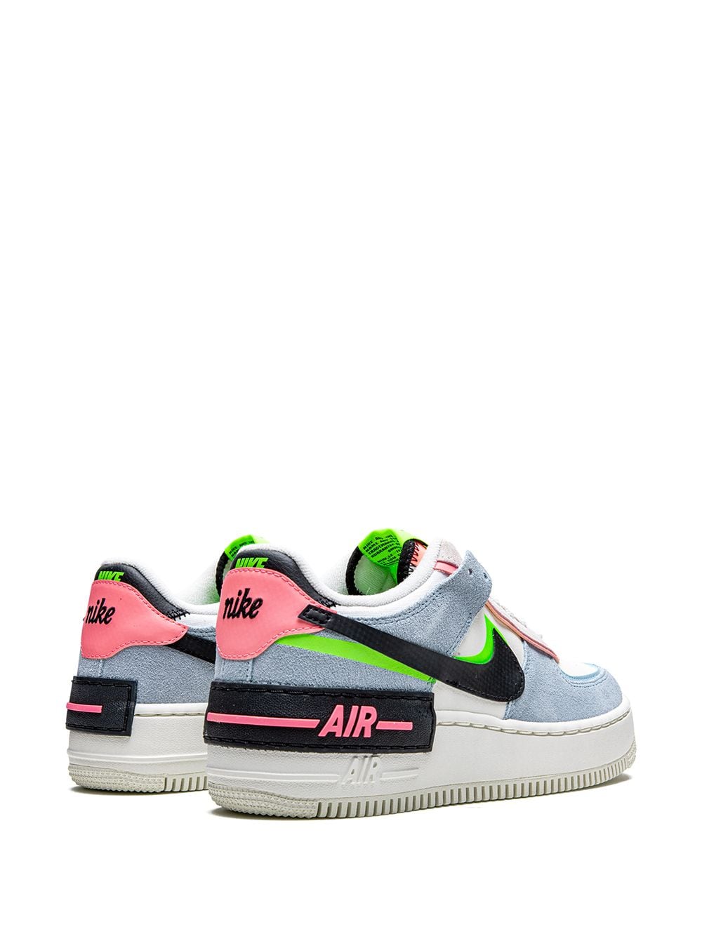 Shop Nike Air Force 1 Shadow "sunset Pulse" Sneakers In Blue