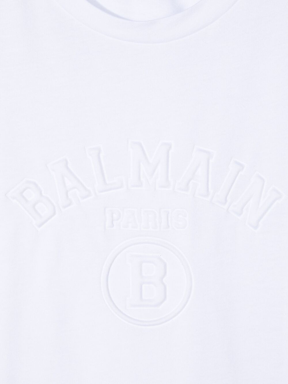 фото Balmain kids футболка с тисненым логотипом