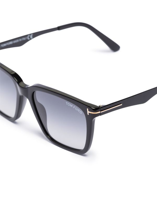 Shop TOM FORD Eyewear Garrett square-frame sunglasses with Express Delivery  - FARFETCH