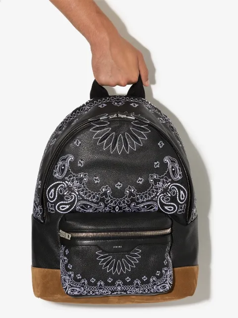 black bandana backpack
