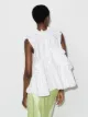 Brøgger Ensley asymmetric tiered blouse