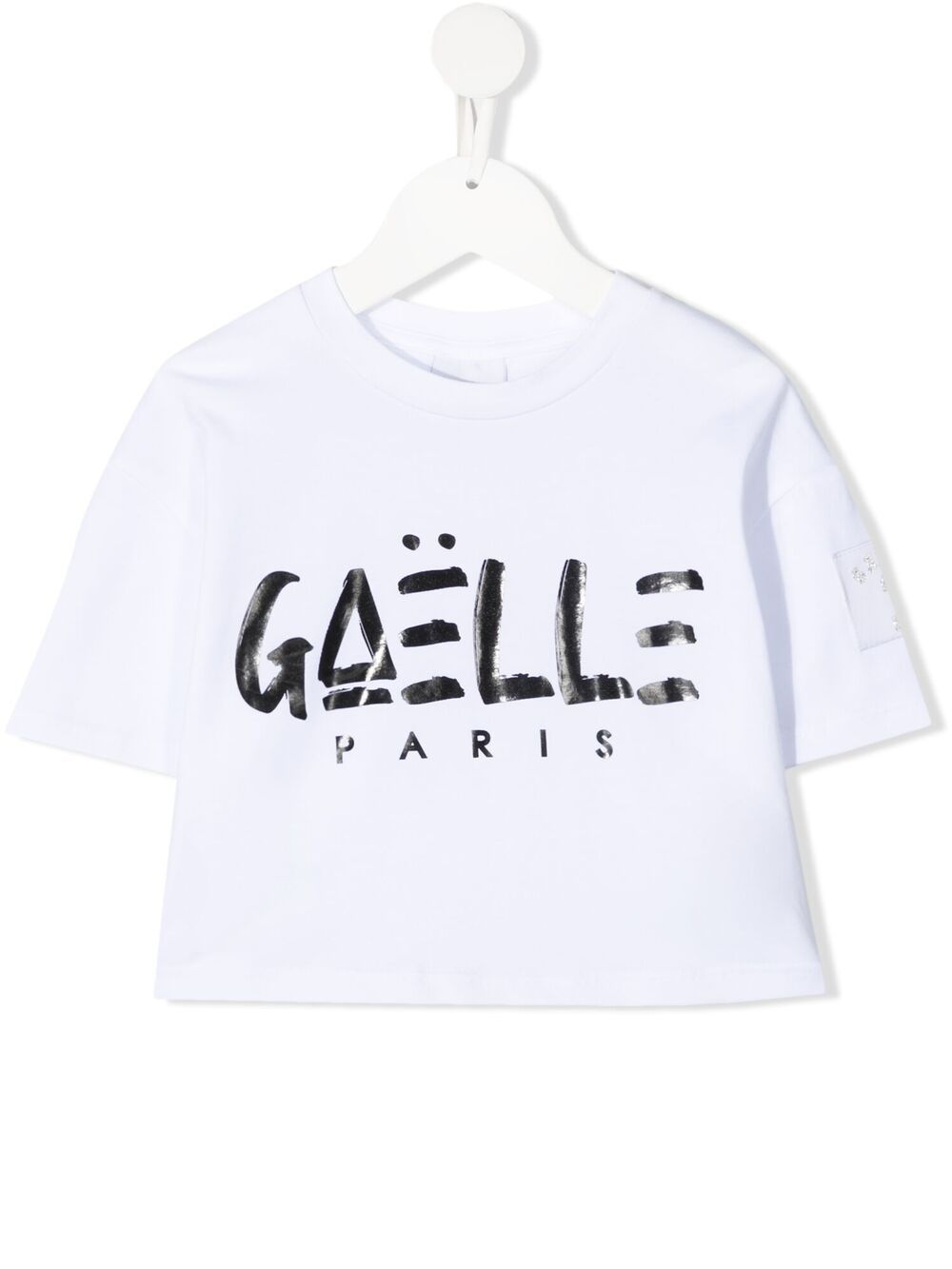 фото Gaelle paris kids укороченная футболка с логотипом