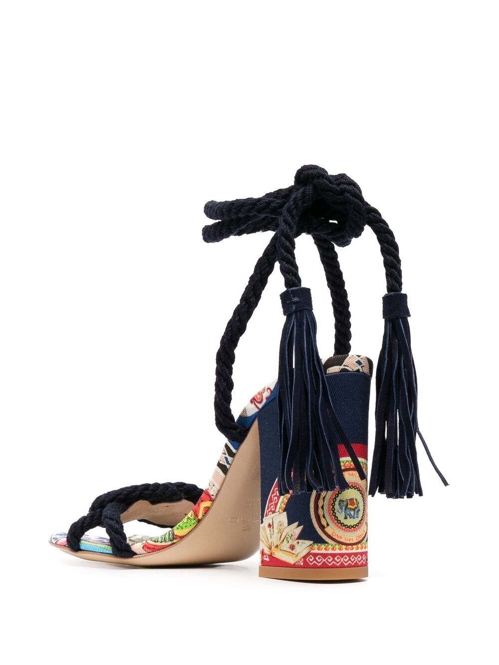 Shop ETRO rope-strap sandals with Express Delivery - FARFETCH