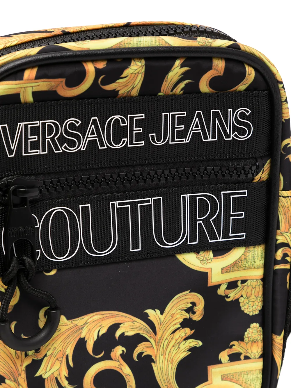 фото Versace jeans couture сумка-мессенджер с принтом