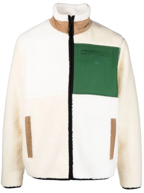 lacoste funnel neck jacket