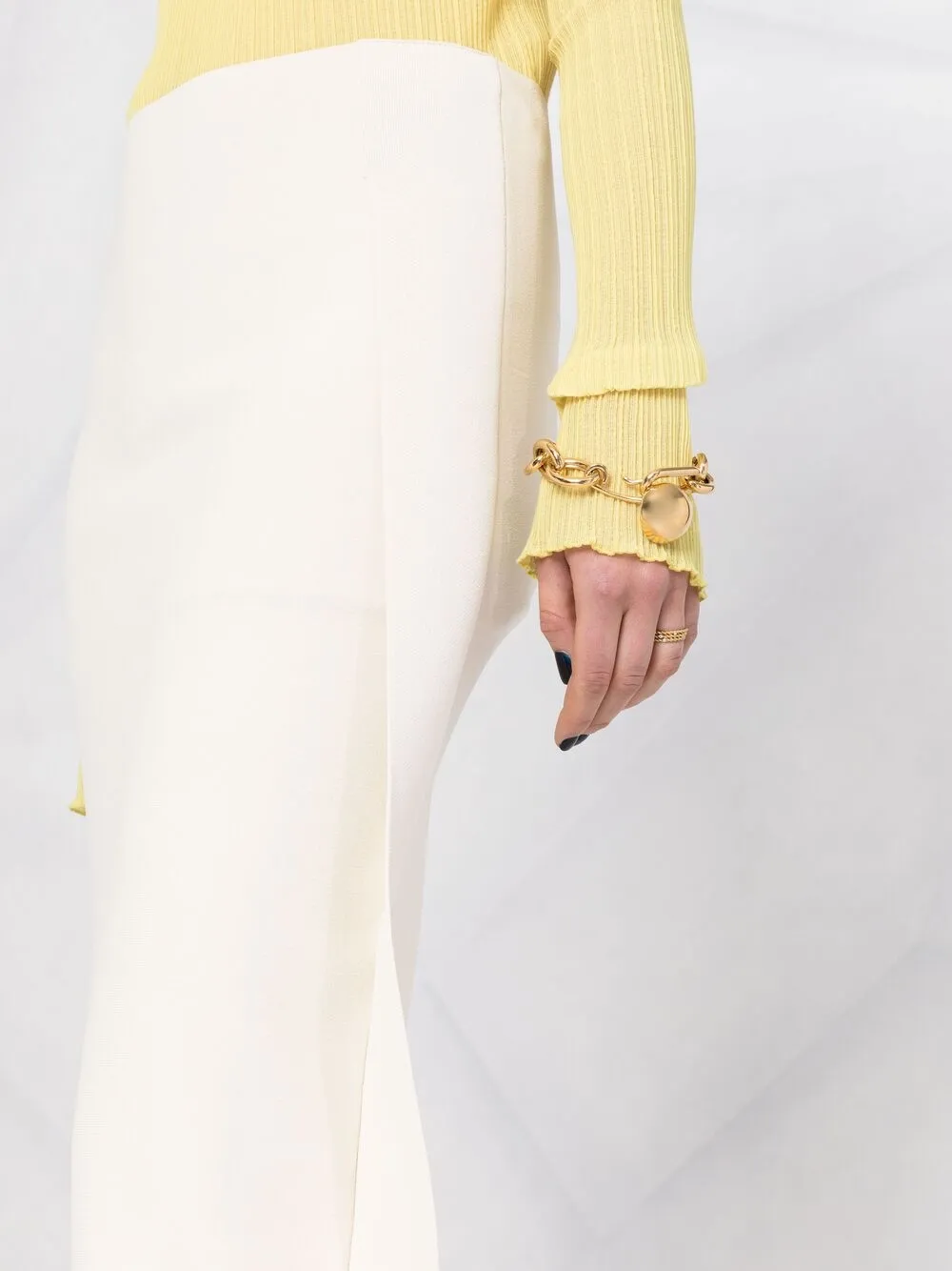 фото Jil sander юбка миди с разрезом