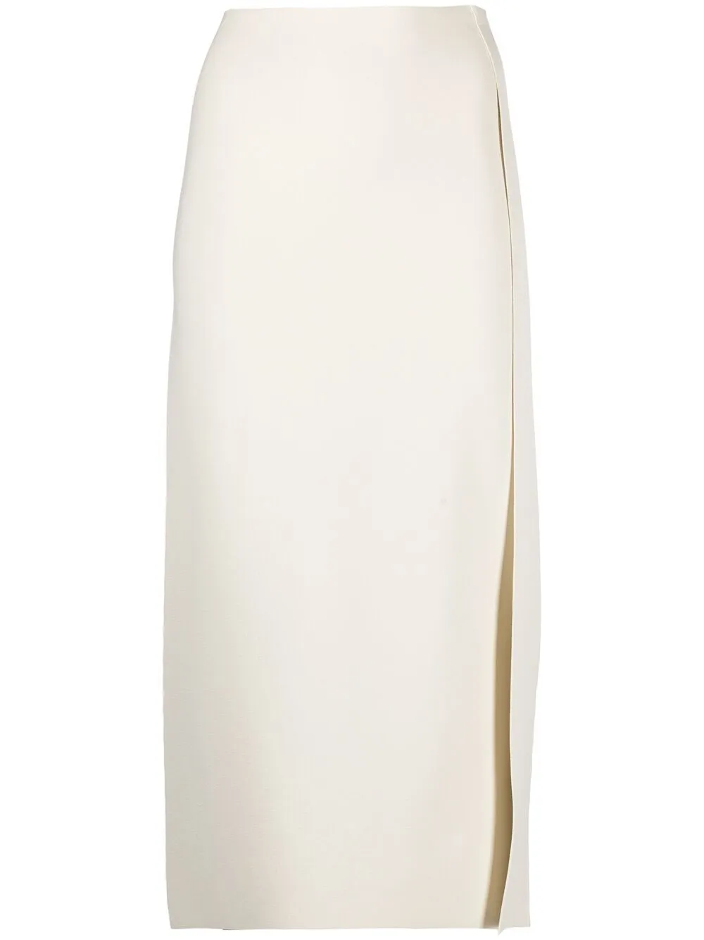 фото Jil sander юбка миди с разрезом