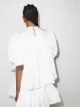 Brøgger Dorte puff-sleeves ruffled blouse