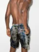 TRUE TRIBE Neat Steve abstract-print swim shorts