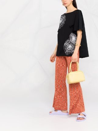 stencil floral-print cotton blouse展示图