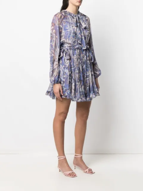 ZIMMERMANN Botanica Drawn Silk Mini 