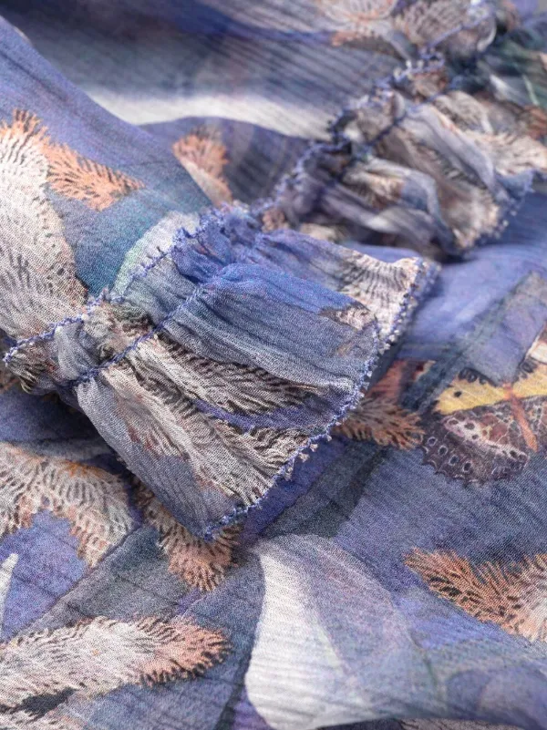 Zimmermann Botanica drawn silk mini 