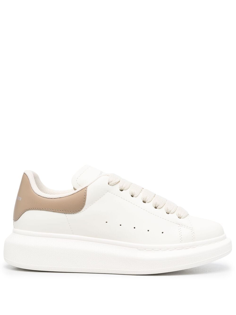 Shop Alexander Mcqueen Runway Low-top Sneakers In Nude