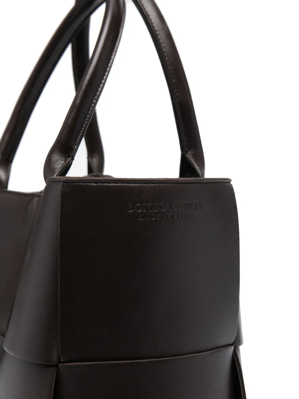 Bottega Veneta Arco kleine draagtas Bruin