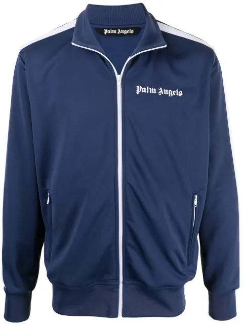 Palm Angels logo-print track jacket