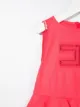 Elisabetta Franchi La Mia Bambina embroidered-logo tiered dress