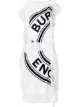 Image 1 of Burberry lace-detail logo midi-dress