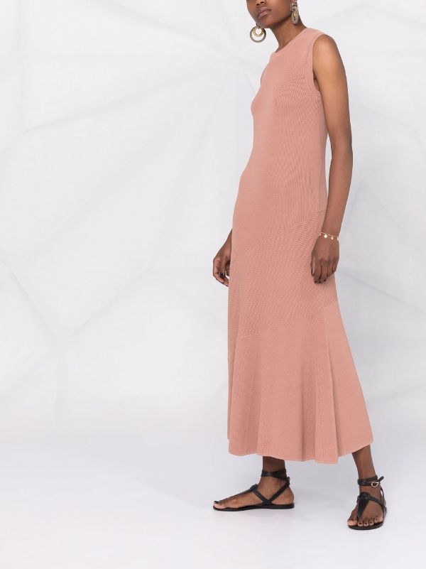STOREEZ sleeveless knitted maxi dress 