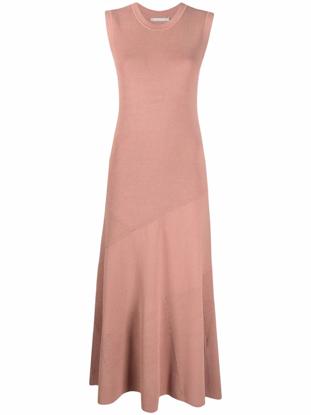 12 STOREEZ sleeveless knitted maxi dress - Pink