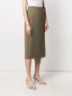 12 STOREEZ falda midi con botones laterales