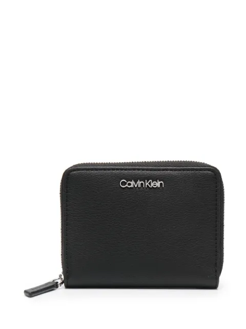 calvin klein zip around wallet