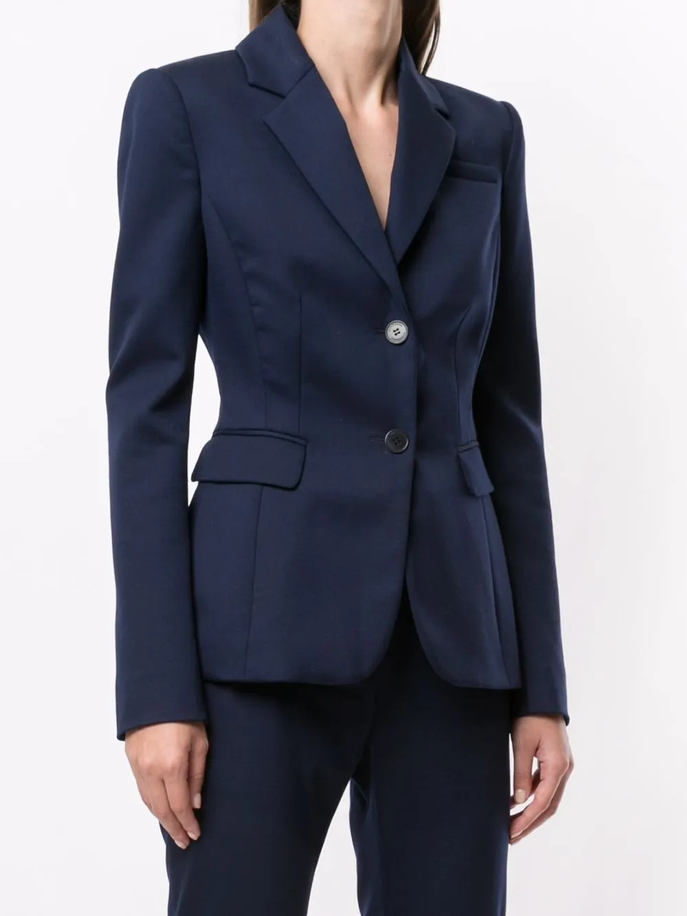 Altuzarra Fenice Single-breasted Wool Blazer In Blue