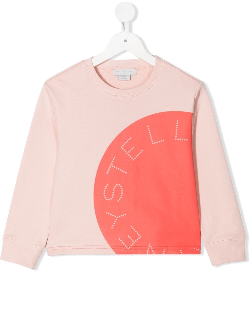 Stella Mccartney Kids' Logo-print Sweatshirt In Pink