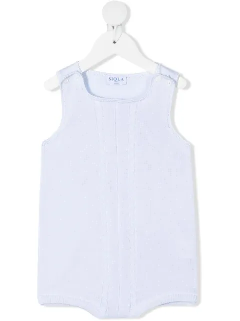 Siola cable-knit romper