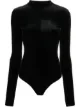 Image 1 of Mas Martinet Josephine long-sleeved velvet top
