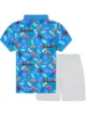 Image 2 of Moschino Kids logo-print two-piece set
