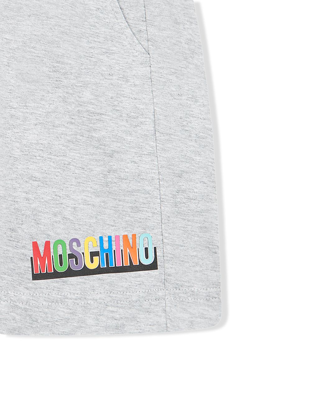 фото Moschino kids комплект из рубашки поло и шортов