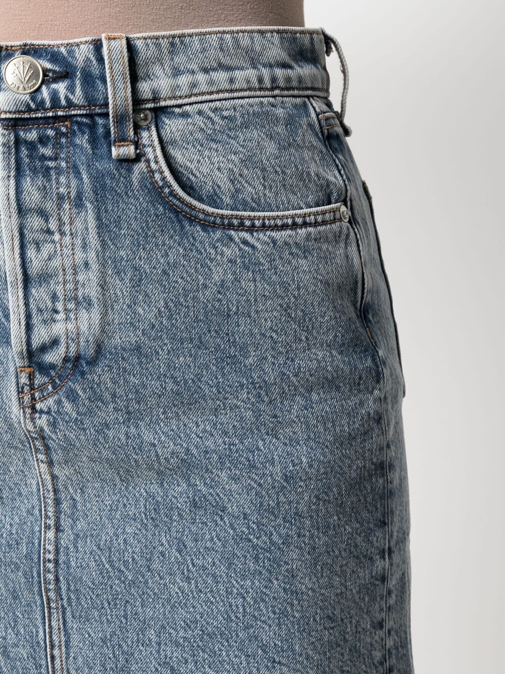 фото Rag & bone облегающая джинсовая юбка