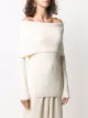12 STOREEZ off-shoulder knit jumper