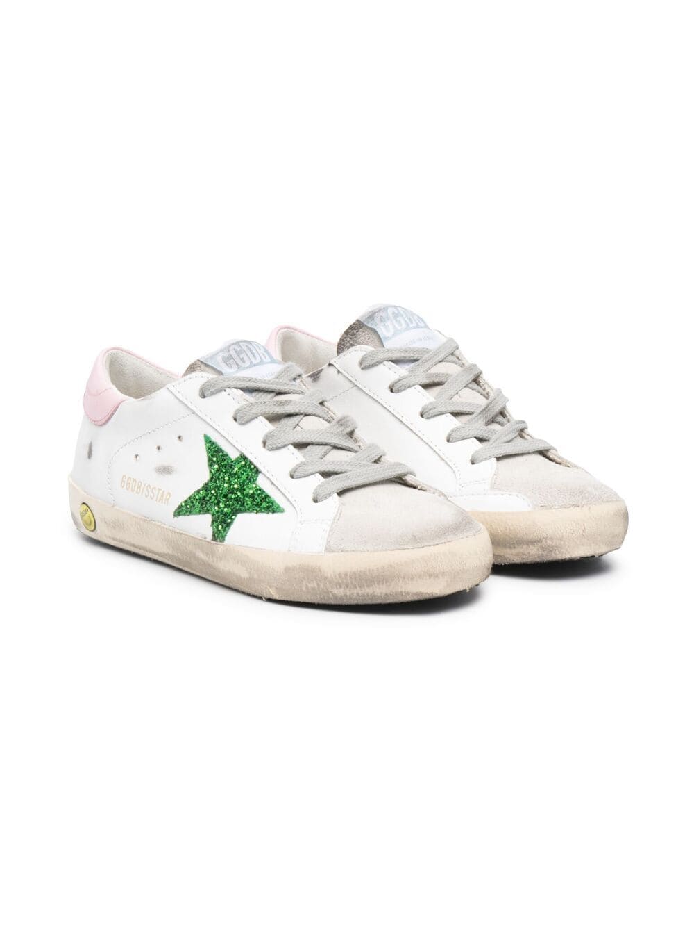 GOLDEN GOOSE SIGNATURE STAR-PATCH LACE-UP SNEAKERS