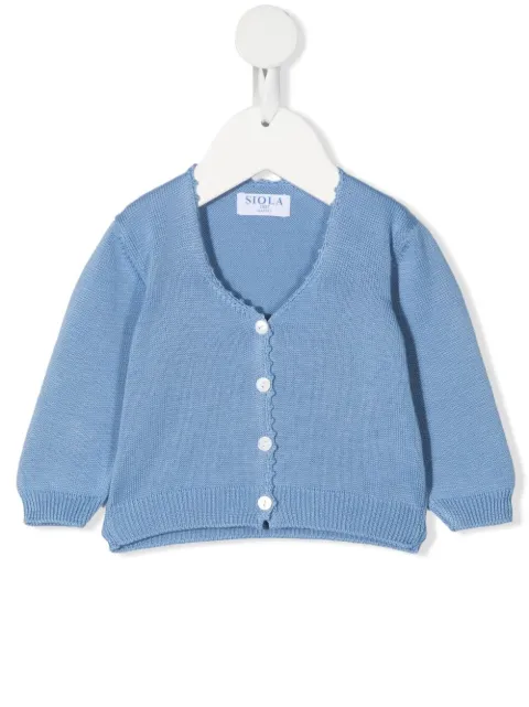 Siola knitted-cotton cardigan