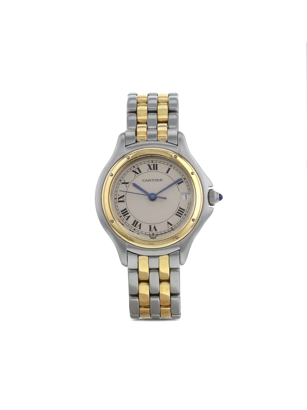 фото Cartier наручные часы cougar pre-owned 26 мм 1993-го года
