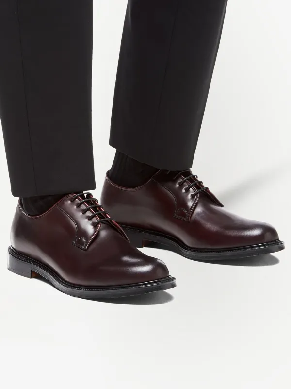 Church's Shannon Leather Derby Shoes | Red | FARFETCH