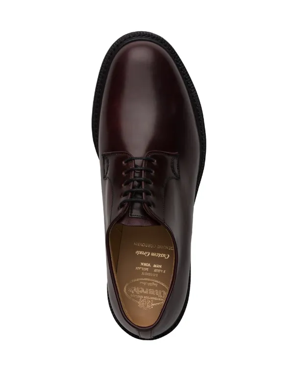 Church's Shannon Leather Derby Shoes Red FARFETCH TR