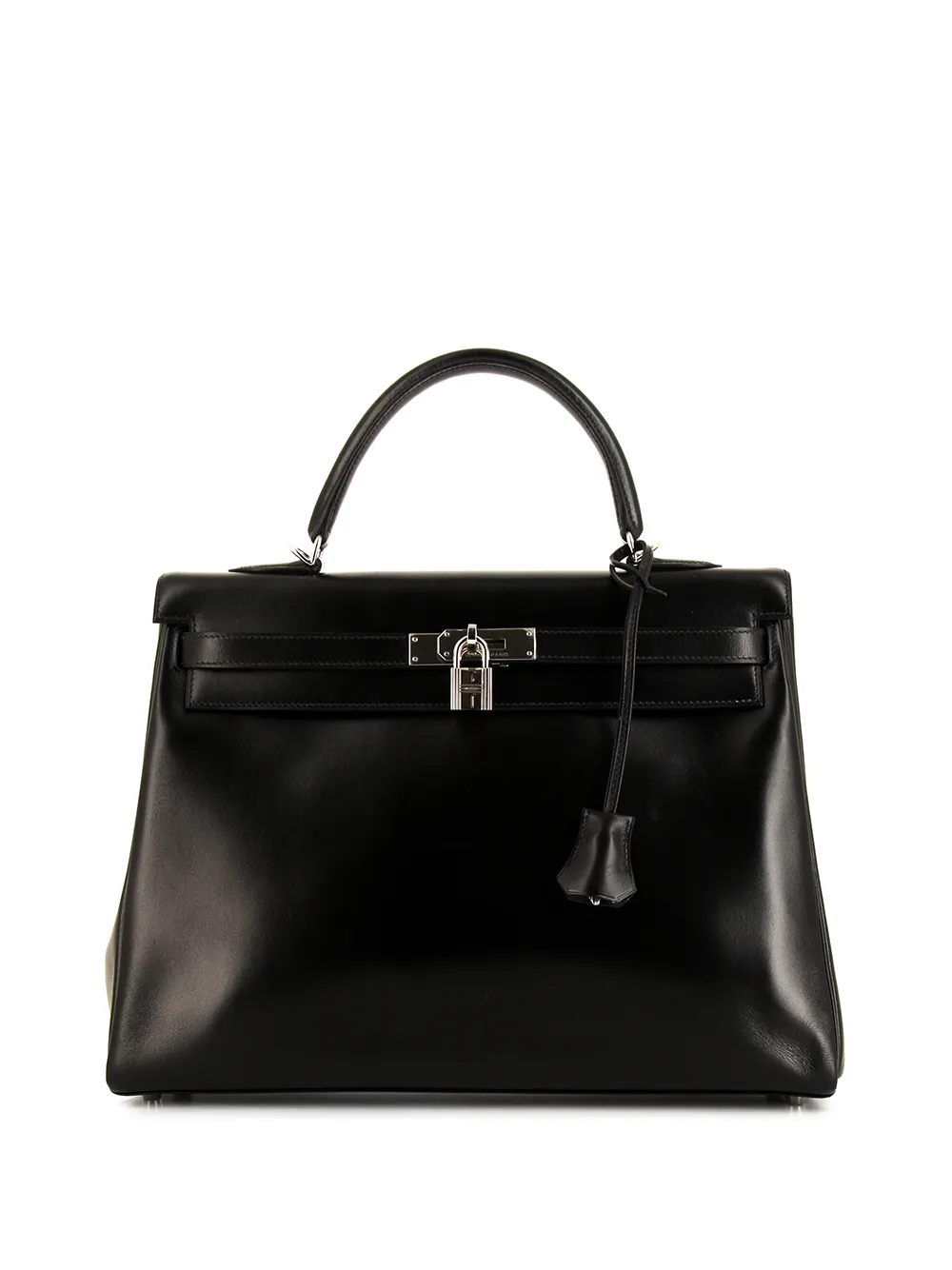 Pre-owned Hermes 2003  Kelly 35 2way Bag In Black